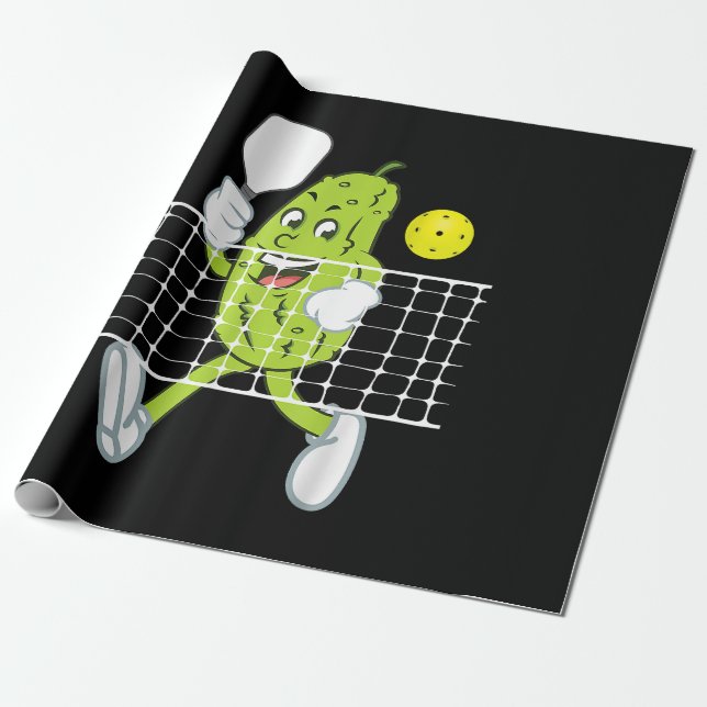 Pickle-uppspelningspickleball - lustig Pickleball  Presentpapper (Utrullad)
