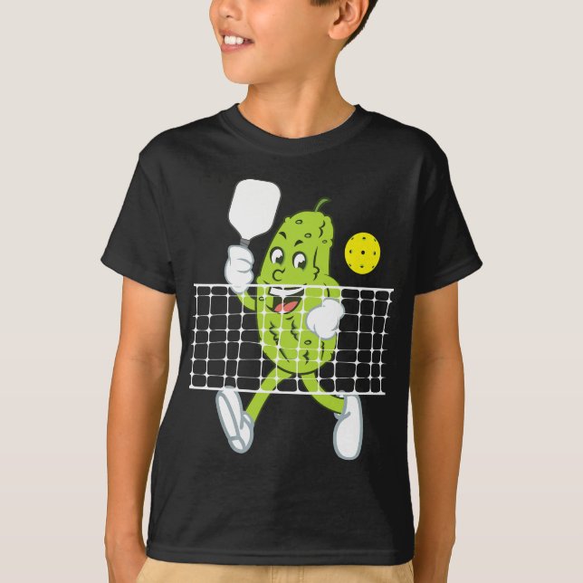 Pickle-uppspelningspickleball - lustig Pickleball  T Shirt (Framsida)