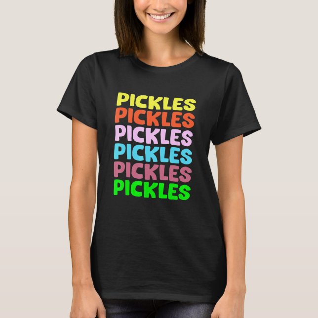 Pickle Vegetable Big Dill for Vegan Vegetarian T Shirt (Framsida)