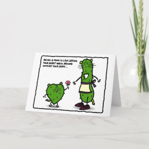 Pickle Weasel firar Mors dag! Kort