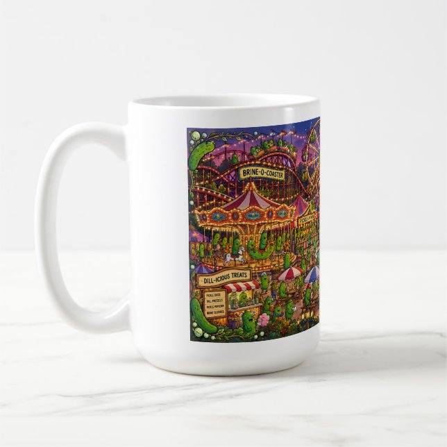 Pickle World - Pickleland Karnevalmugg Kaffemugg (Vänster)