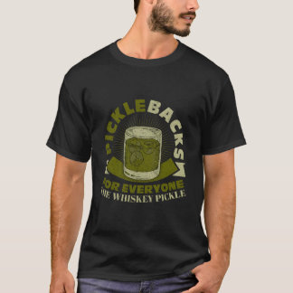 Pickleback för alla whiskey Pickle Pullov T Shirt
