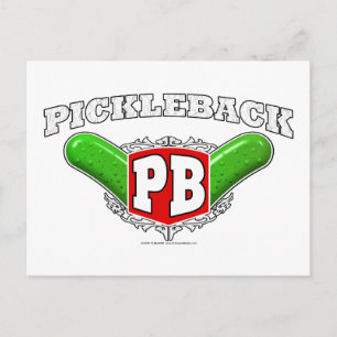 Pickleback-Logotyp Vykort