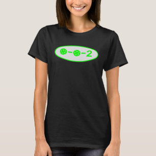 Pickleball 0 0 2 Boll-grafik T Shirt