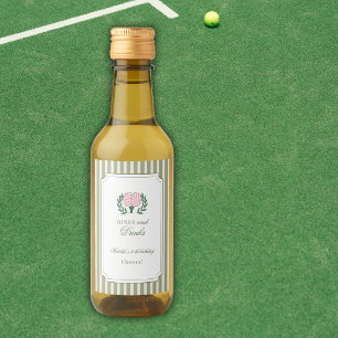 Pickleball 30-års Dinks Och Drycker Utomhus Födels Vinetikett