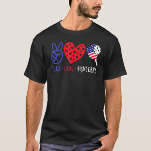 Pickleball 4:e juli: Sommarturnent Peace Lo T Shirt