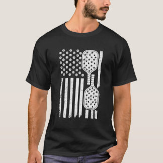 Pickleball 4 juli Manar Women Paddle Sport Plocka T Shirt