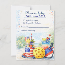 Pickleball 4th July Independence Day Party OSA Kort