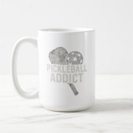 Pickleball Addict Premium Kaffemugg