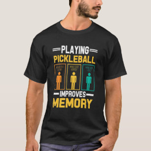 Pickleball Aiming Paddle Pickleball Player-Roligt T Shirt