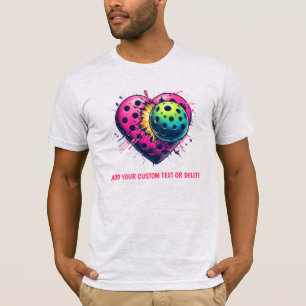 Pickleball Alla hjärtans dag-present Pickleballpar T Shirt