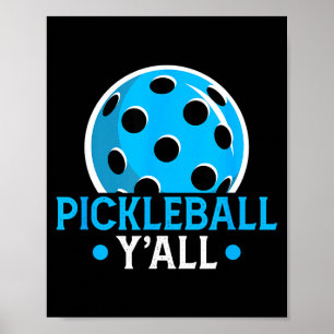 Pickleball alla roliga pickle ball tales novelty poster