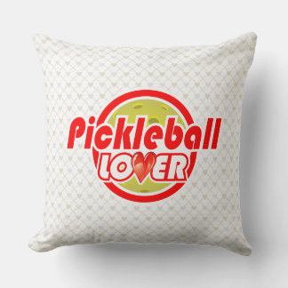 Pickleball Älskare 2-2B-alternativknappar Kudde