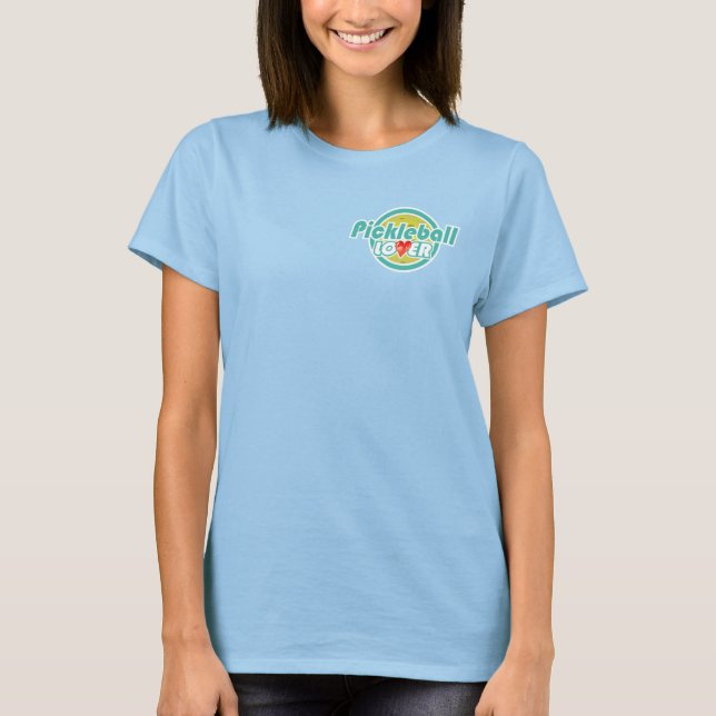 Pickleball Älskare 2B T-Shirt (Framsida)