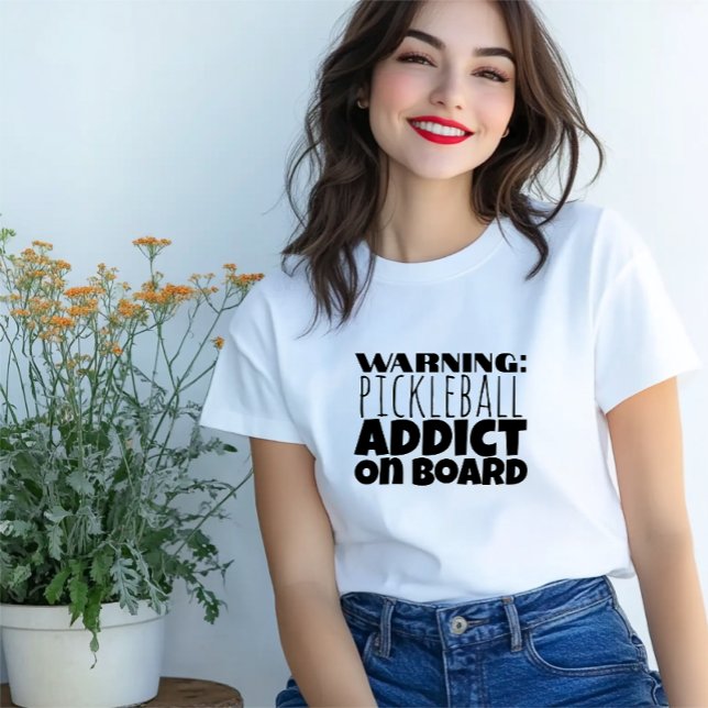 Pickleball Älskare Dream, en rolig svart slogan T- T Shirt (Skapare uppladdad)