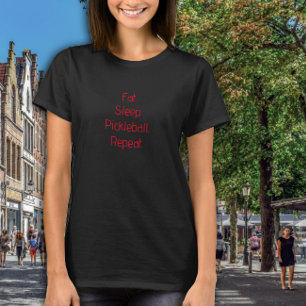 Pickleball Älskare Dream: Gåvor till hennes rött T Shirt