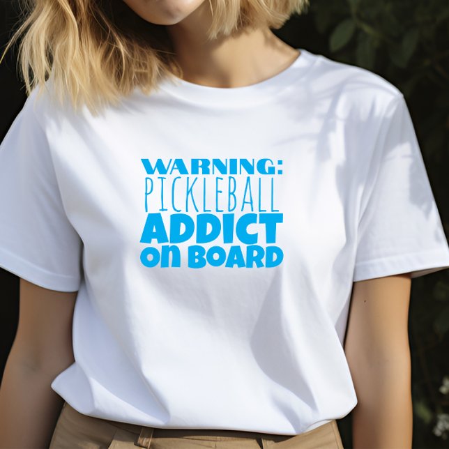 Pickleball Älskare Dream rolig blå slogan T-Shirt (Skapare uppladdad)
