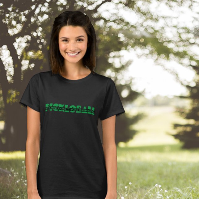 Pickleball Älskare Dream-slogan för lustig grönt T Shirt (Skapare uppladdad)
