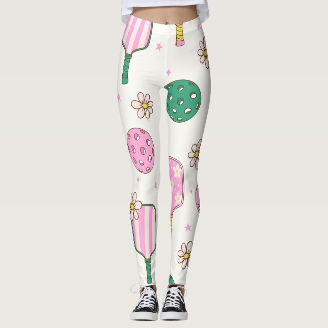 Pickleball-älskare Leggings  (Framsida)