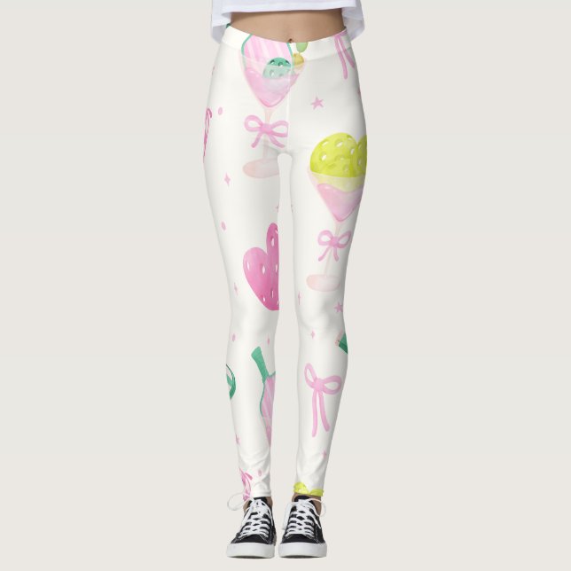 Pickleball-älskare Leggings  (Framsida)