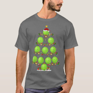 Pickleball Älskare Lighting Santa Pickleball Chris T Shirt