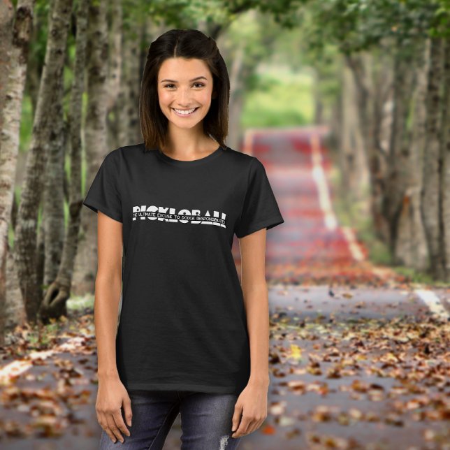 Pickleball Älskare lustig, vit slogan T Shirt (Skapare uppladdad)