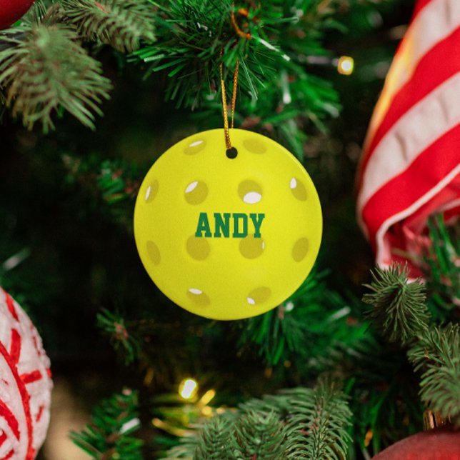 Pickleball Älskare Personlig Ornament (Skapare uppladdad)