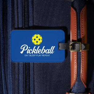 Pickleball älskare resresgodsagenummer för påsar bagagebricka