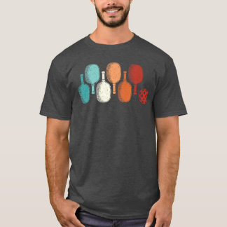 Pickleball-älskare Retro paddelsport Pickleball mä T Shirt