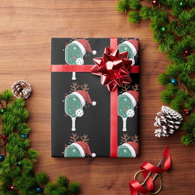 Pickleball-älskare Sport Jul Santa Hatt Presentpapper (Julgåva)