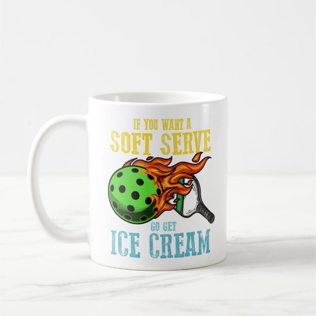 Pickleball Älskare Sports Gift Kaffemugg (Vänster)