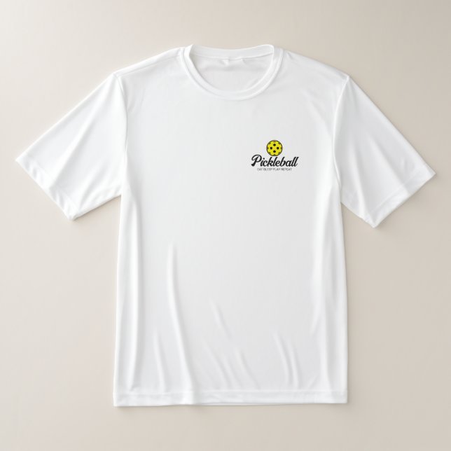 Pickleball älskare sportskjorta (fuktsvepning) t shirt (Laydown)