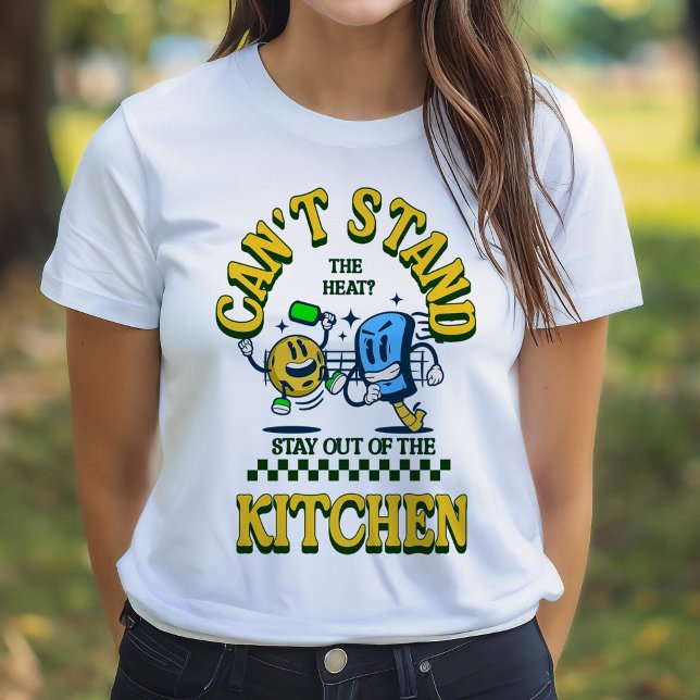 Pickleball Älskare stannar utanför köksfonen T Shirt (Skapare uppladdad)