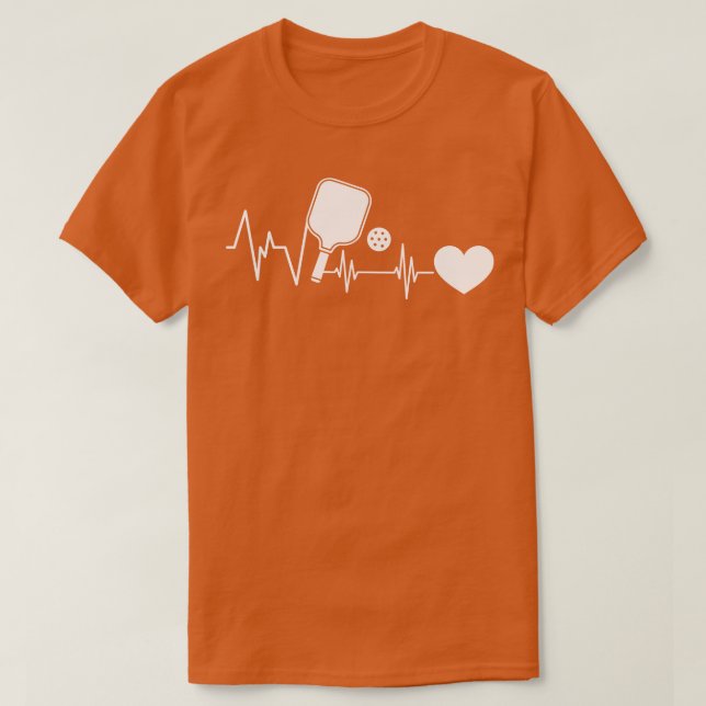 Pickleball Älskare T Shirt (Design framsida)