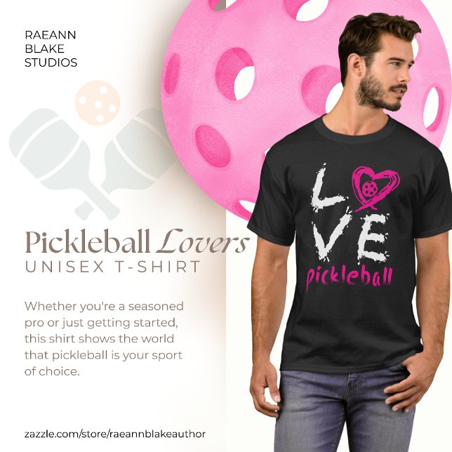 Pickleball-älskarens unisex t-shirt (Skapare uppladdad)