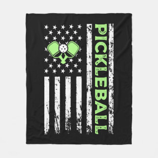 Pickleball American Paddle Sports Flagga Athletic Fleecefilt