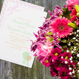 Pickleball and Prosecco Bridal Shower Inbjudningar