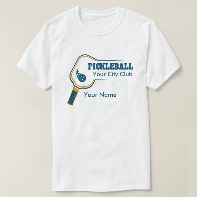 Pickleball Anpassade Pickleball T-shirt (Design framsida)