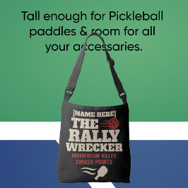 Pickleball Anpassat Namn The Rally Wrecker Axelväska