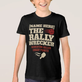 Pickleball Anpassat Namn The Rally Wrecker T Shirt