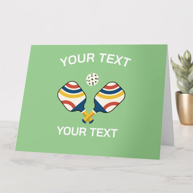 Pickleball-Anpassningsbar Kort (Liten växt)