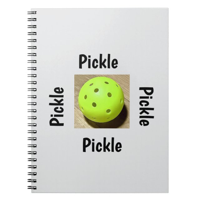 Pickleball  anteckningsbok (Framsidan)