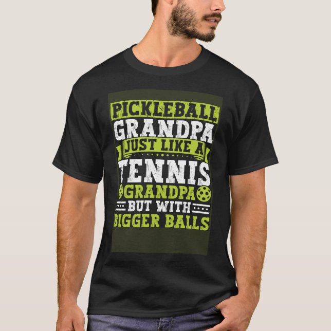 Pickleball-apparat Pickleball Player för Gra T Shirt (Framsida)