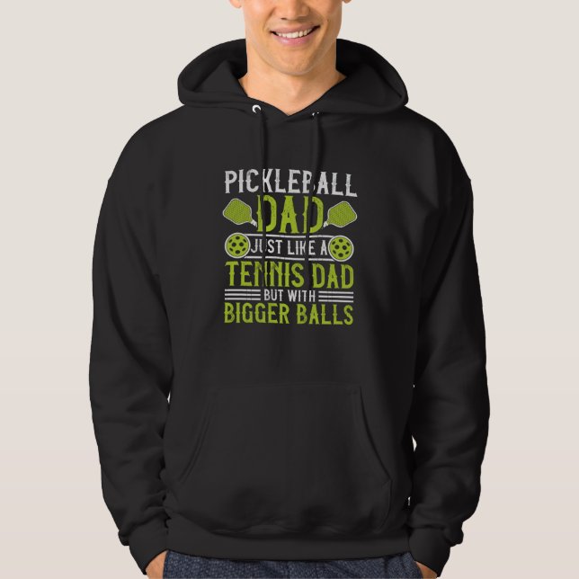 Pickleball Apparel Pickleball Player For Men Hoodie (Framsida)