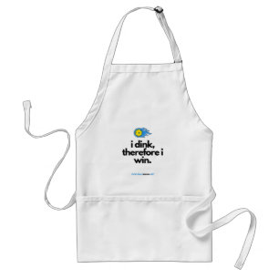 Pickleball Apron: Jag dricker, därför är jag det! Förkläde