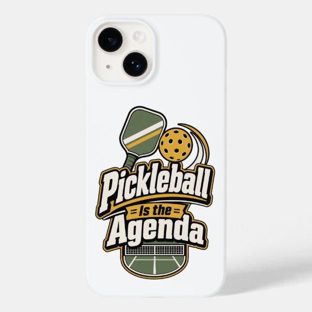 Pickleball är agendan | Pickleball Present Telefon (Baksida)