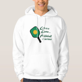 Pickleball är allvarligt hoodie