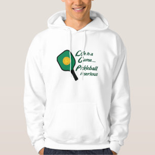 Pickleball är allvarligt hoodie
