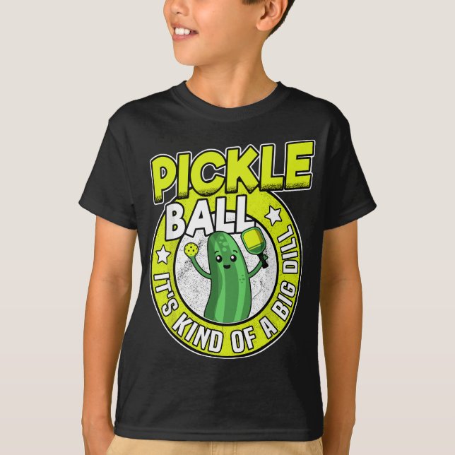 Pickleball är en stor retro-fin Pic T Shirt (Framsida)