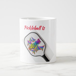 Pickleball är Fantastisk-kaffe Mugg Jumbo Mugg